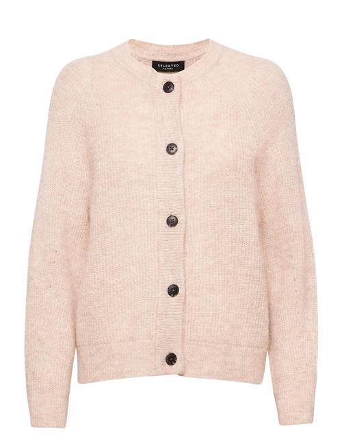 Selected Femme Slflulu Ls Knit Short Cardigan Noos Selected Femme Pink