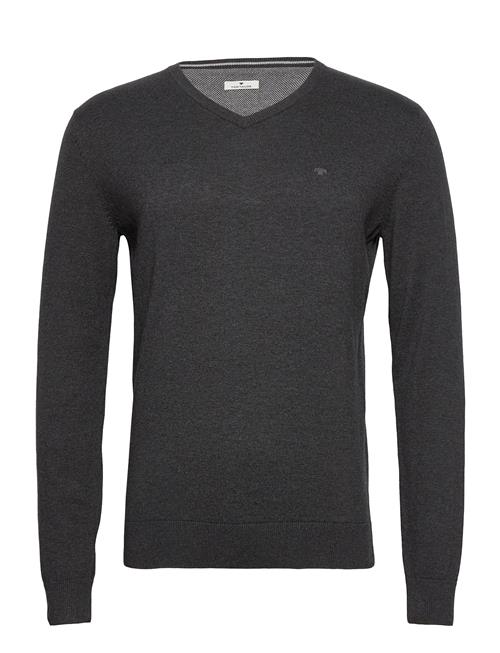 Tom Tailor Basic V Neck Sweater Tom Tailor Black