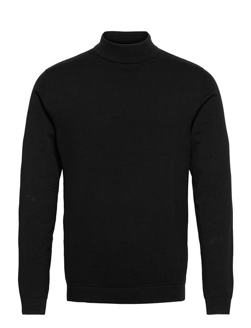 Se Jack & Jones Jjebasic Knit Mock Neck Jack & J S Black ved Booztlet