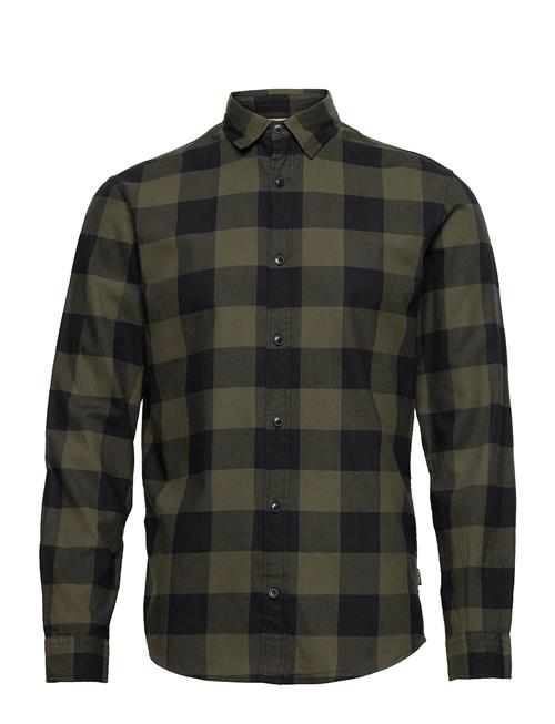 Jack & Jones Jjegingham Twill Shirt L/S Noos Jack & J S Khaki