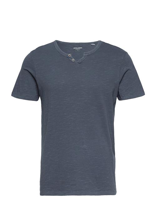 Jack & Jones Jjesplit Neck Tee Ss Noos Jack & J S Blue