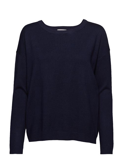 Se Minus Elne Strik Pullover Minus Navy ved Booztlet