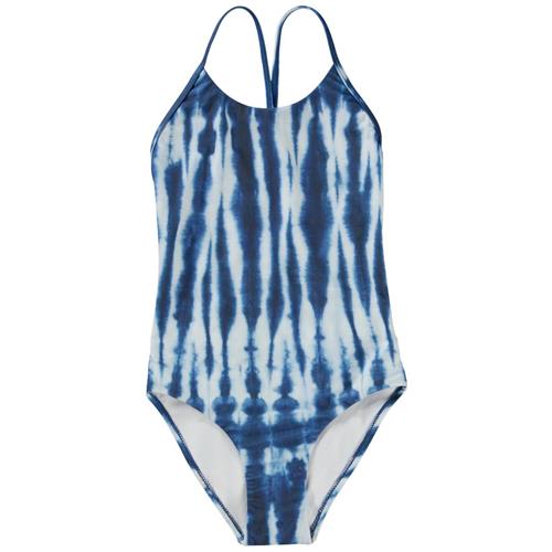 Se Molo Nanna Badedragt Tie Dye Vertical | Blå | 152 cm ved Babyshop