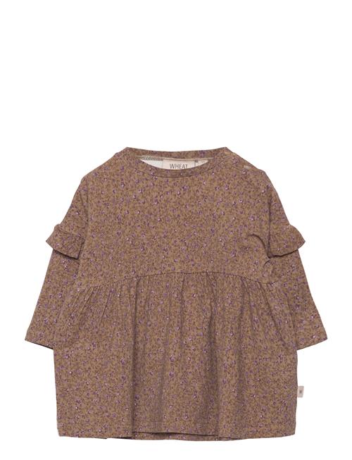 Se Wheat Jersey Dress Lilja Wheat Brown ved Booztlet