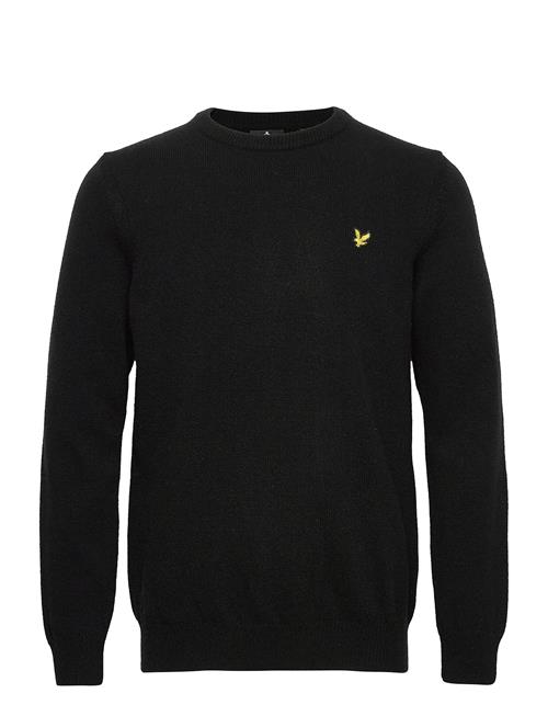 Crew Neck Lambswool Blend Jumper Lyle & Scott Black