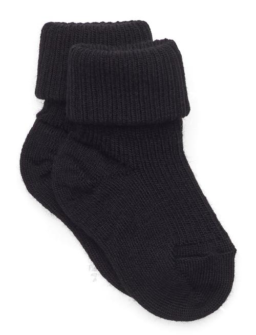 mp Denmark Wool Rib Baby Socks Mp Denmark Black