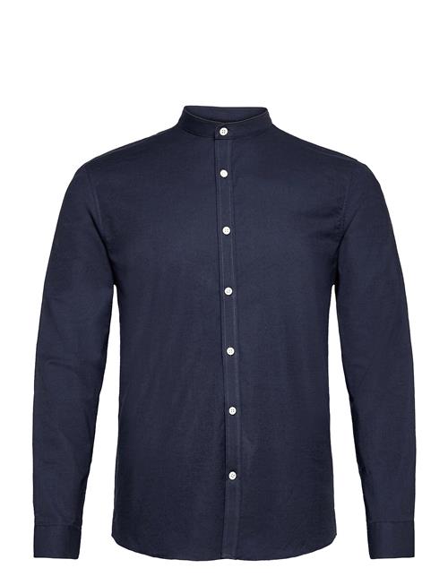 Lindbergh Yarn Dyed Oxford Superflex Shirt L/ Lindbergh Navy