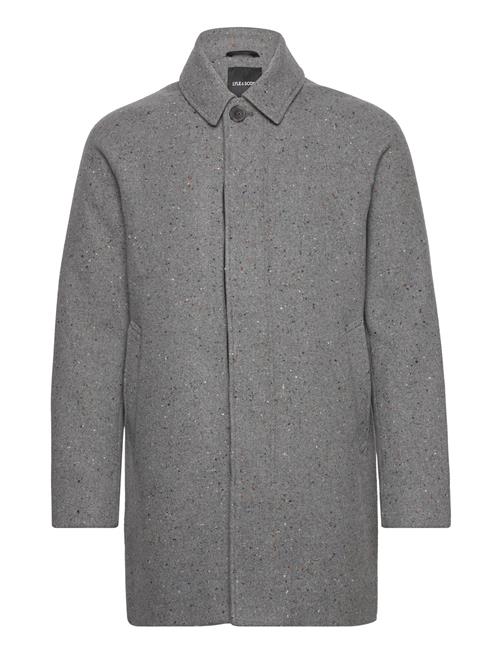 Lyle & Scott Flecked Wool Mac Lyle & Scott Grey