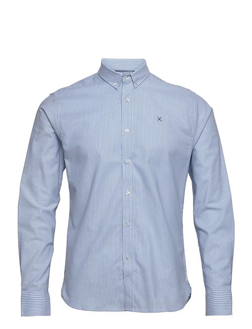 Clean Cut Copenhagen Oxford Stretch Stripe L/S Clean Cut Copenhagen Blue