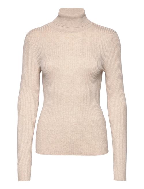 Se Selected Femme Slflydia Costa Ls Knit Rollneck B Noos Selected Femme Cream ved Booztlet