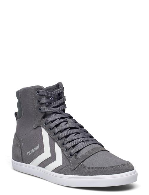 Se Hummel Hummel Slimmer Stadil High Hummel Grey ved Booztlet