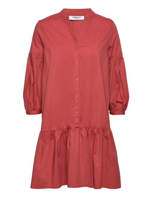 MSCH Copenhagen Mschlynella Cenilla 3/4 Dress MSCH Copenhagen Red