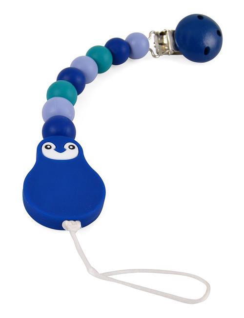 Se Magni Toys Soother Chain, Silic , Dark Blue, Light Blue Magni Toys Blue ved Booztlet