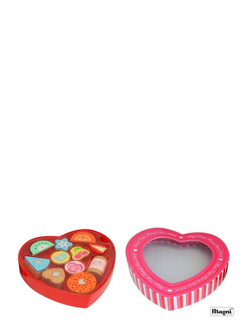 Magni Toys Small Cakes In The Heart Box Magni Toys Patterned