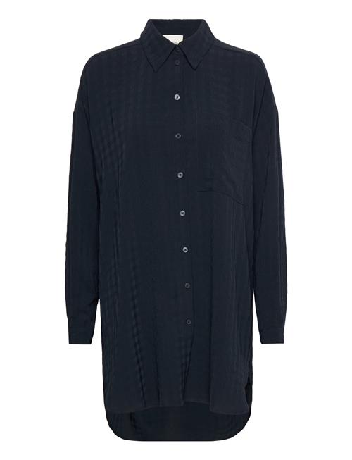 Halnamw Boxy Shirt My Essential Wardrobe Blue