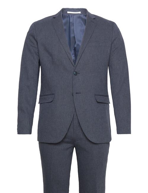 Se Jack & Jones Jprriviera Linen Suit Slim Fit Sn Jack & J S Navy ved Booztlet