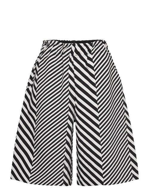 Mix Stripe Lilja Shorts Mads Nørgaard Black