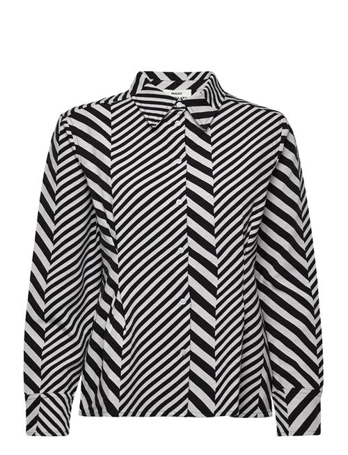 Mads Nørgaard Mix Stripe Nollie Shirt Mads Nørgaard Black