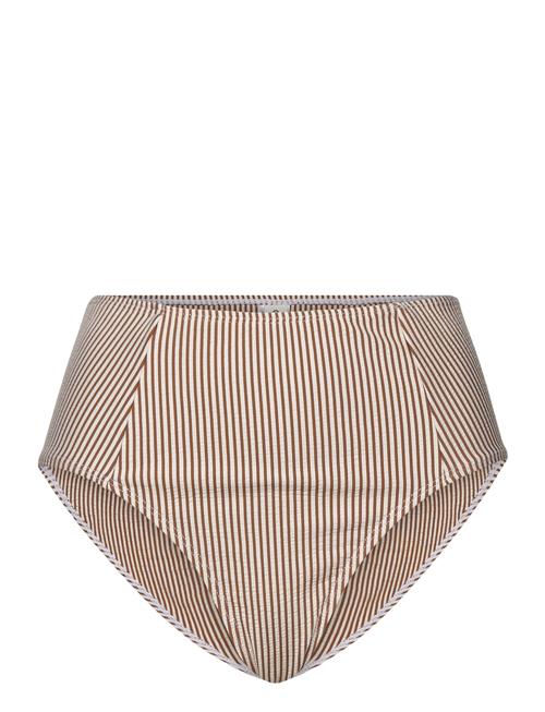 Striba High Waist Bikini Briefs Becksöndergaard Brown