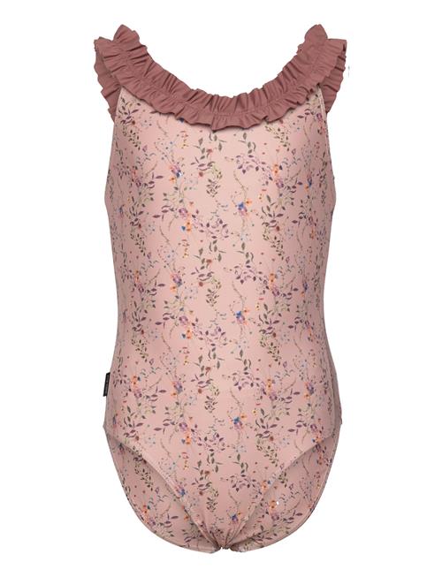 Swimsuit Recycled Aop Mikk-line Pink