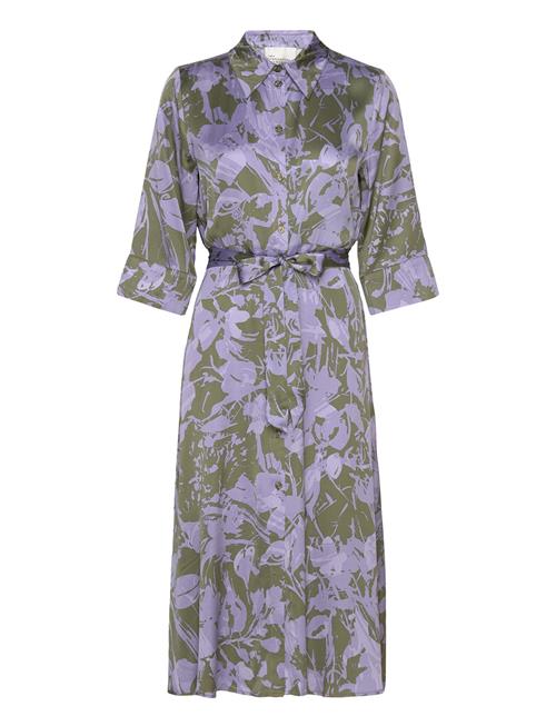 My Essential Wardrobe Mariamw Long Shirt Dress My Essential Wardrobe Purple