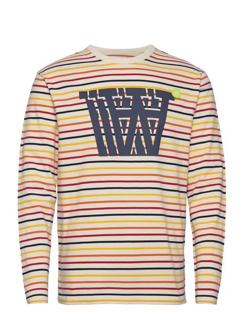 Se Double A by Wood Wood Mel Stripe Long Sleeve Double A By Wood Wood Yellow ved Booztlet