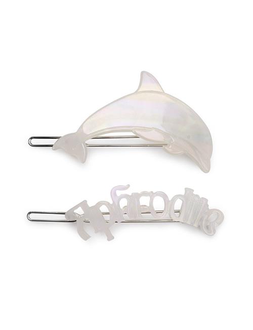 SUI AVA Aphrodite Pearly Clips 2-Set SUI AVA White