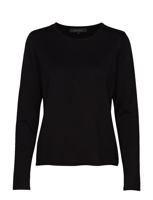 Soft Rebels Srmarla O-Neck Roll Edge Knit Soft Rebels Black