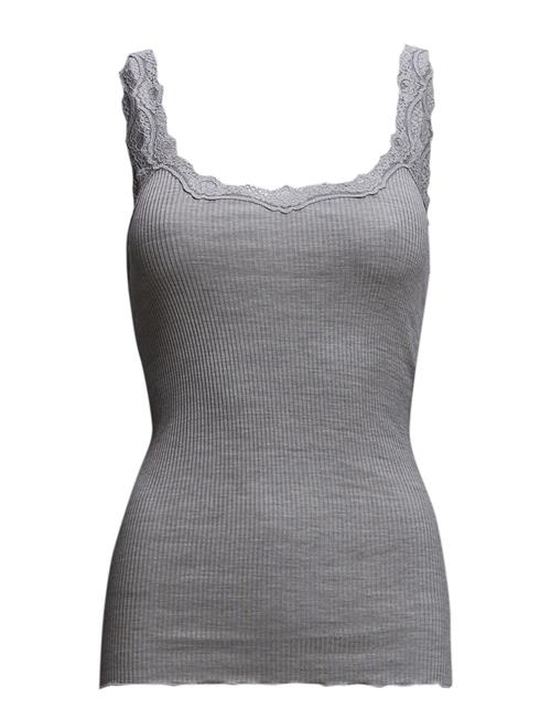 Rosemunde Rwbabette Sl Deep Back Lace Top Rosemunde Grey