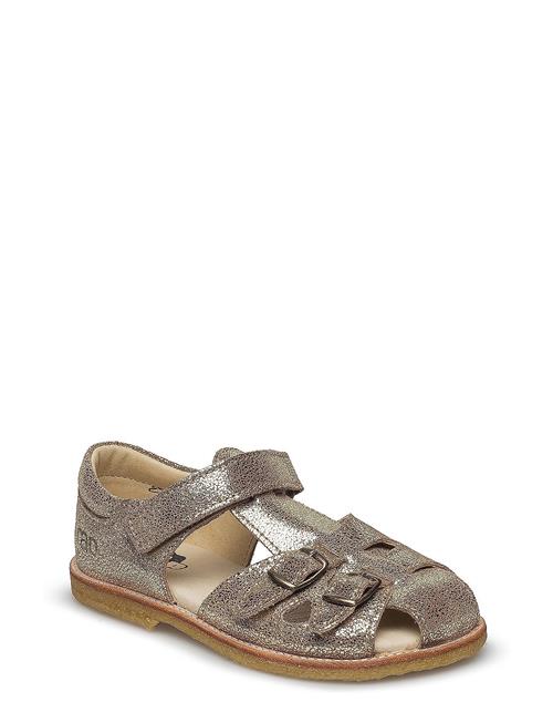 Ecological Closed Retro Sandal, Medium/Wide Fit Arauto RAP Gold