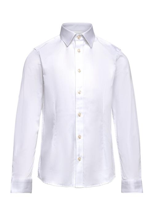 Jack & Jones Jprparma Shirt L/S Noos Jnr Jack & J S White