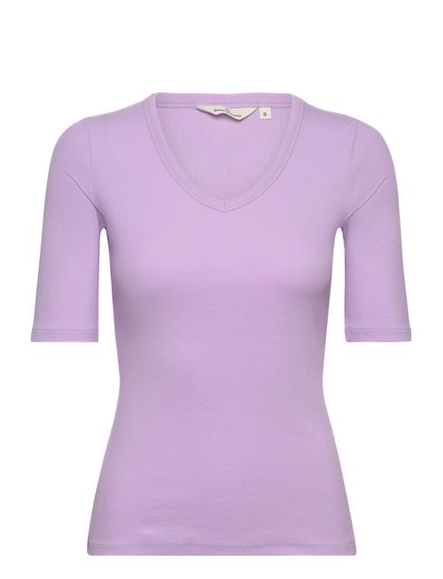 Basic Apparel Ludmilla Ss Tee Gots Basic Apparel Purple