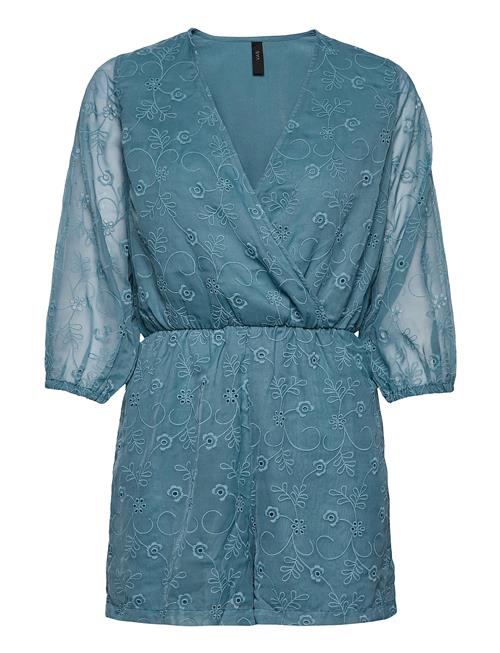 Se YAS Yasdalis 3/4 Playsuit YAS Blue ved Booztlet