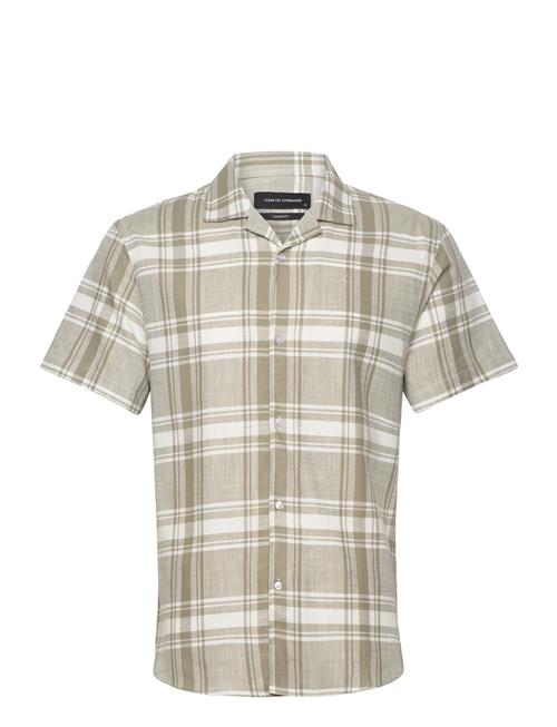 Clean Cut Copenhagen Bowling Checked Shirt Ss Clean Cut Copenhagen Khaki