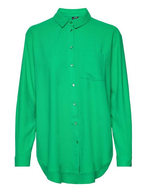 Vero Moda Vmmymilo Ls Shirt Wvn Ga Noos Vero Moda Green