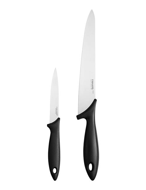 Se Fiskars Essential Cook's Set 2Pcs Fiskars Black ved Booztlet