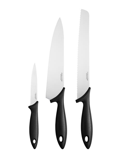 Se Fiskars Essential Starter Set 3Pcs Fiskars Black ved Booztlet