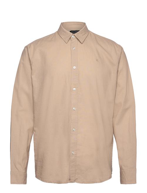 Clean Cut Copenhagen Cotton / Linen Shirt L/S Clean Cut Copenhagen Beige