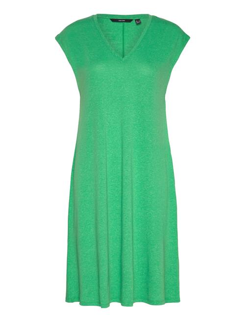 Vero Moda Vmmarijune Sl Knee Dress Jrs Vero Moda Green