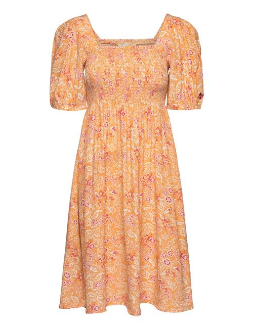 ODD MOLLY Judith Short Dress ODD MOLLY Orange