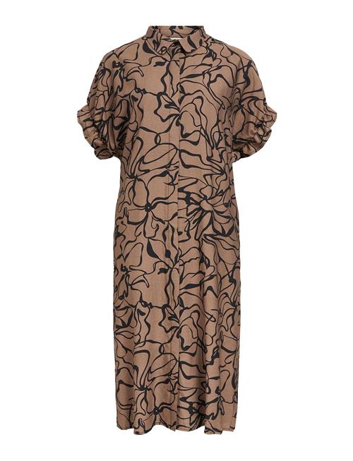 Object Objtiana Ss Shirt Dress A Ss Fair 22 Object Brown