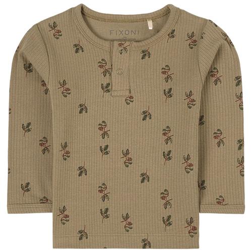 Se Fixoni T-shirt Olive | Grønn | 68 cm ved Babyshop