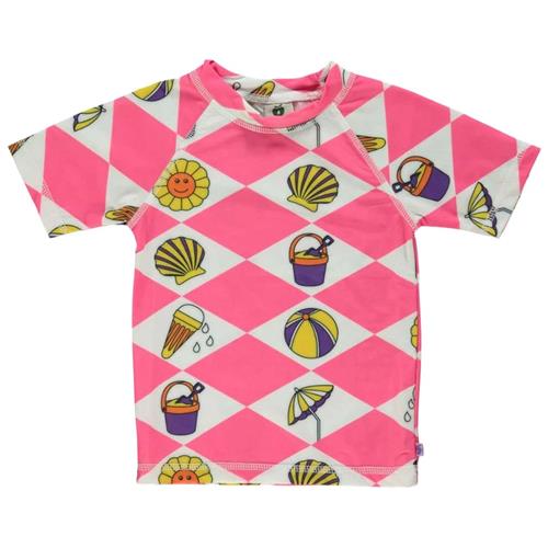 Se Småfolk Mønstret UV-trøje Lyserød | Lyserød | 1-2 years ved Babyshop