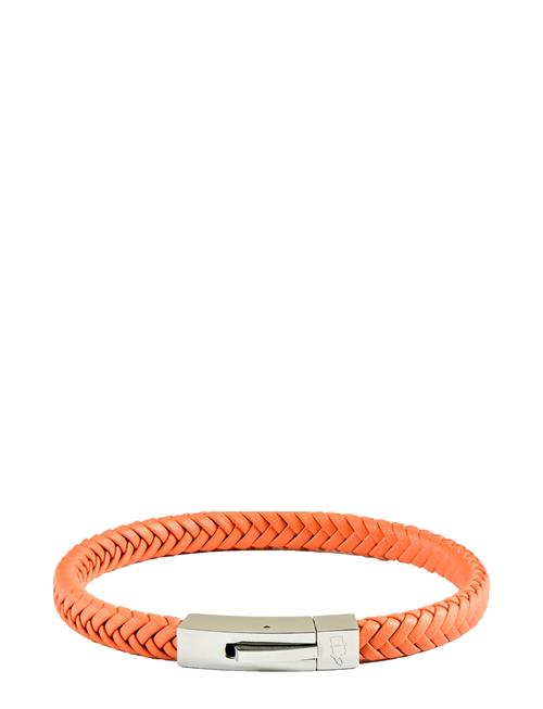 edd. Leather Bracelet Singel Edd. Orange