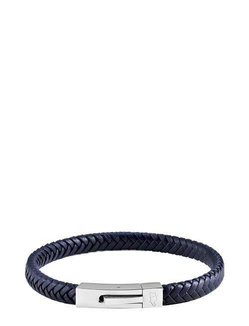 edd. Leather Bracelet Singel Edd. Navy