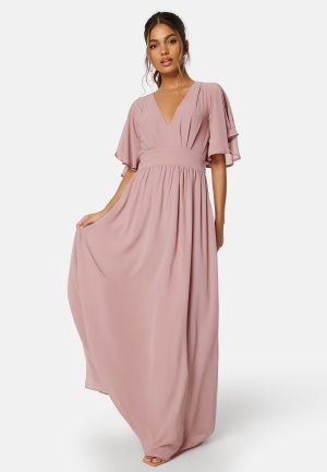 Se Bubbleroom Occasion Isobel gown Dusty pink 36 ved Bubbleroom