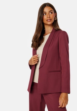 Se BUBBLEROOM Rachel blazer Dark red 42 ved Bubbleroom