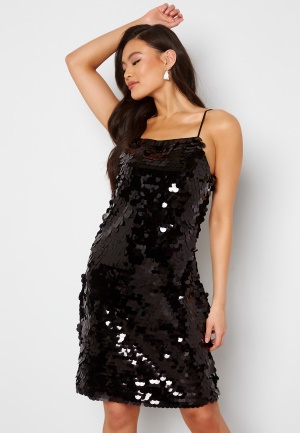 Se VERO MODA Glourious Singlet Sequins Black Big Sequins M ved Bubbleroom