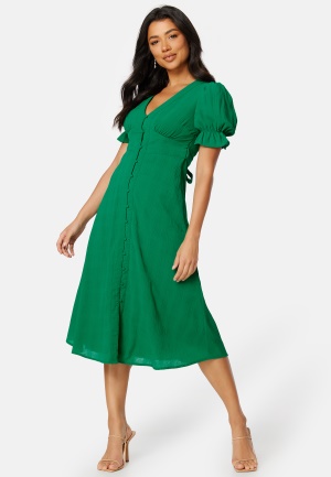 Se Happy Holly Berley Dress Dark green 32/34 ved Bubbleroom