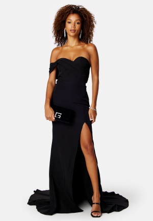 Elle Zeitoune Ladonna One Shoulder Gown Black XL (UK16)